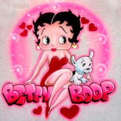 Broderie Diamant - Betty boop pink