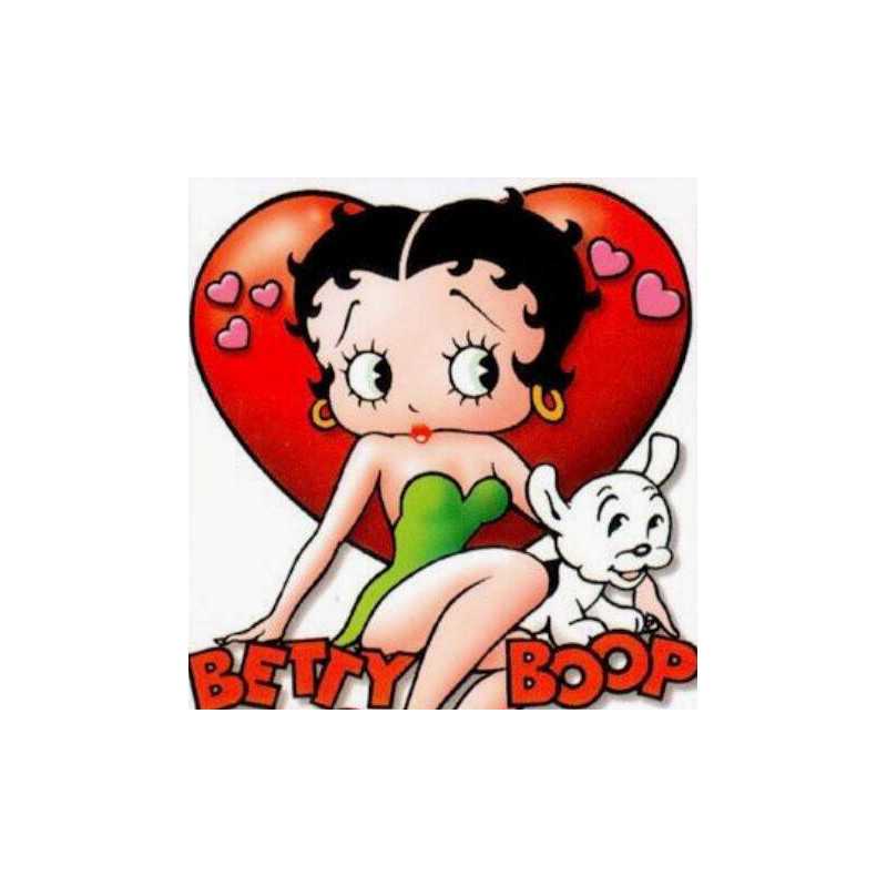 Betty boop coeur et chien