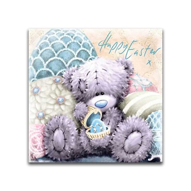 Diamond Painting -Ourson peluche happy easter
