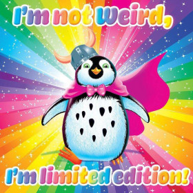 Diamond Painting - Broderie Diamant - Pinguin dessin I'm not weird