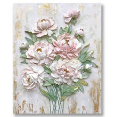 Diamond Painting - Broderie Diamant - Fleurs rose et pivoine Naomi