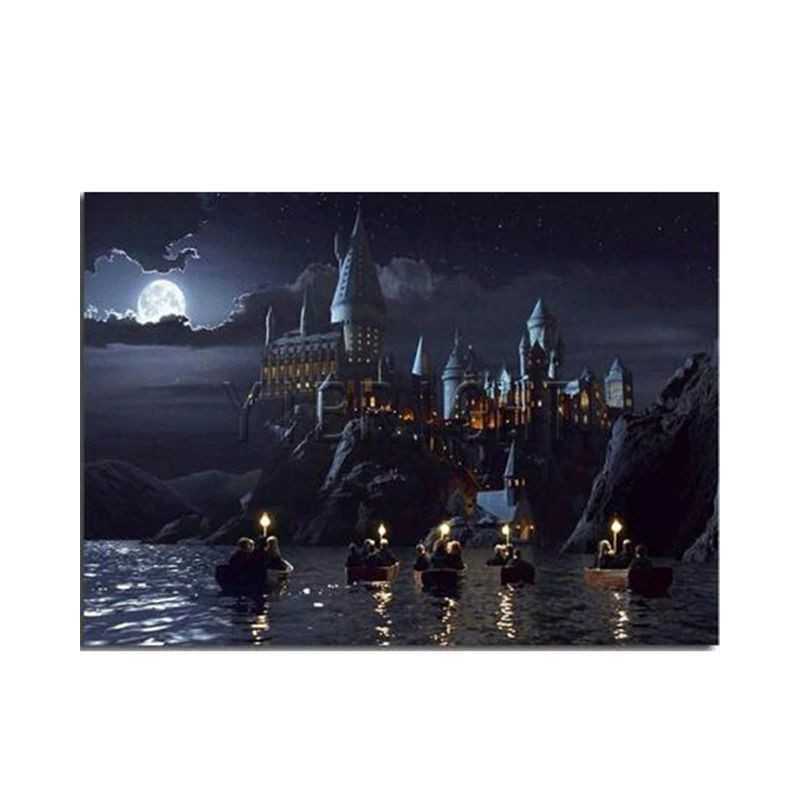 Diamond Painting -Broderie Diamant Harry Potter 5D Chateau De Nuit