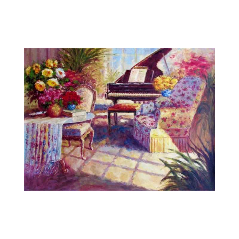 Piano fleurie