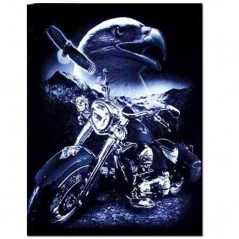 Diamond Painting - Broderie Diamant - Aigle moto