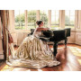 Broderie Diamant - Piano Robe de Mariée