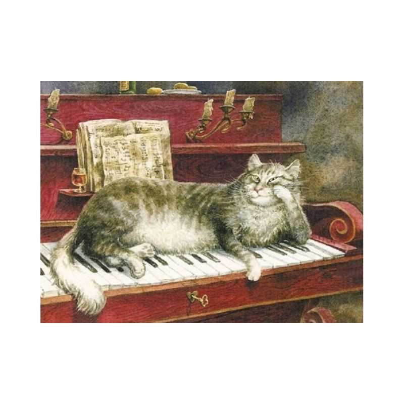 Piano Avec Le Chat