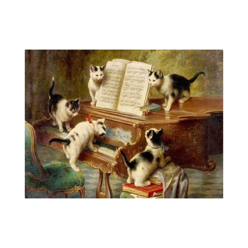 Piano Avec Les Chats