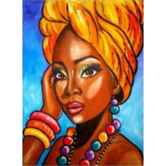 Broderie Diamant - Femme Africaine Aminata