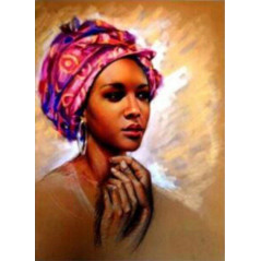 Broderie Diamant - Femme Africaine Malia