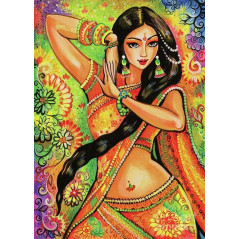 Broderie Diamant - Femme indienne Kali