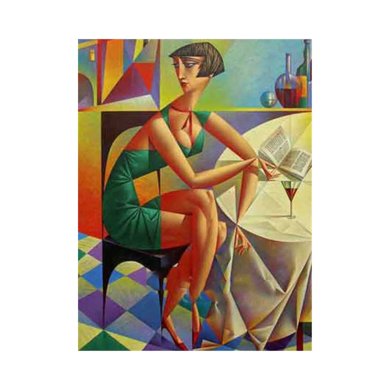 Diamond Painting -Femme Au Bistrot Style Picasso