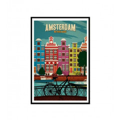 Broderie Diamant - Paysage Vintage Amsterdam