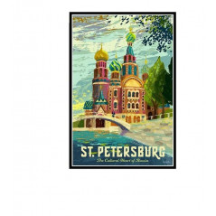 Broderie Diamant - Paysage Vintage ST.Petersburg