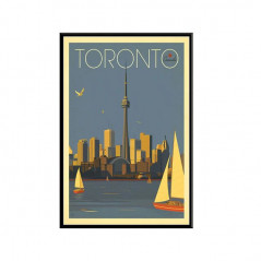 Broderie Diamant - Paysage Vintage Toronto
