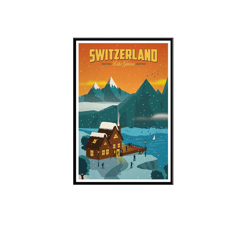 Paysage Vintage Switzerland