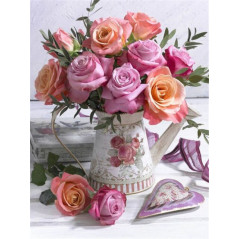 Bouquet rose lavatza