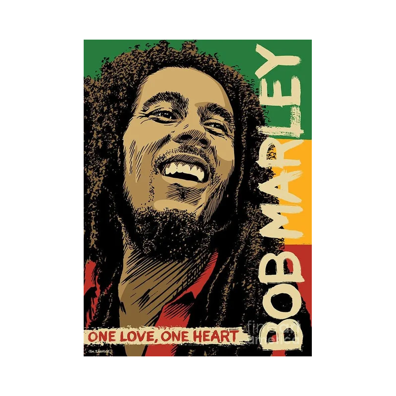 Broderie Diamant - Bob Marley One Love