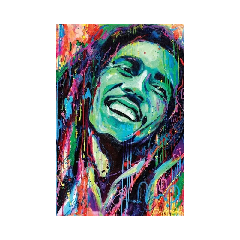 Broderie Diamant - Bob Marley Poster