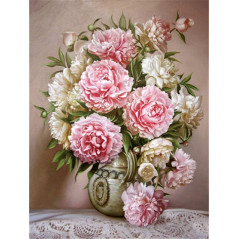 Broderie Diamant - Bouquet rosali