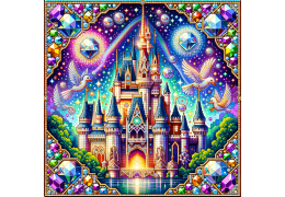 Découvrez la Magie Étincelante de la Broderie Diamant Disney